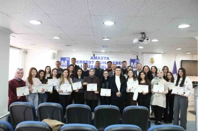 Amasya’da kadınlara yönelik dijital muhasebe eğitimi tamamlandı
