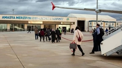 Amasya Merzifon Havalimanı&rsquo;ndan şubatta 11 binden fazla yolcu u&ccedil;tu
