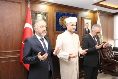 Amasya&rsquo;nın yeni m&uuml;ft&uuml;s&uuml; İbrahim Yavuz g&ouml;revine başladı
