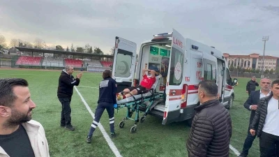 Amat&ouml;r ma&ccedil;ta saha karıştı
