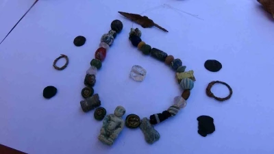 Anadolu’da ilk kez Perre Antik Kentte eski Mısır Tanrısı Pataikos’un figürü bulundu
