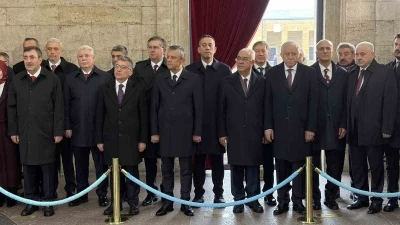Anıtkabir&rsquo;de 23 Nisan t&ouml;reni
