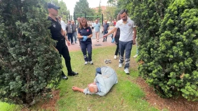 Anıtpark&rsquo;taki sarhoş sağlık&ccedil;ıları bezdirdi

