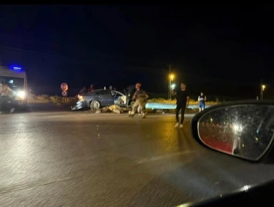 Ankara’da 2 otomobil çarpıştı: 5 yaralı
