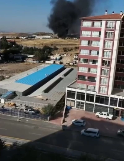 Ankara’da Hurdacılar Sitesi’nde yangın çıktı

