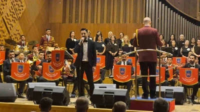 Ankara&rsquo;da Jandarma Bandosu ve hastane personelinden ortak konser
