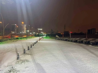 Ankara&rsquo;da kar yağışı etkili oldu
