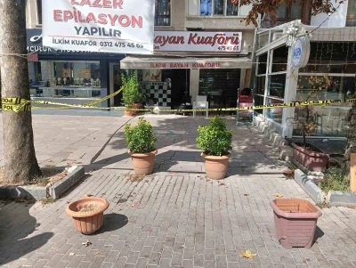 Ankara’da kuaför dükkanına pompalı tüfekli saldırı: 1 yaralı

