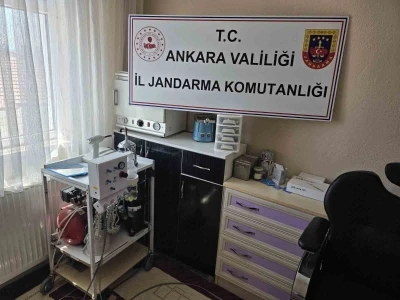 Ankara&rsquo;da sahte diş doktoruna operasyon
