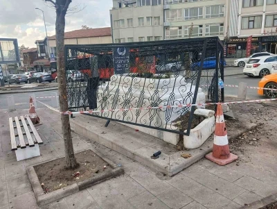 Ankara’da sürekli trafik kazalarının yaşandığı türbede yine kaza oldu
