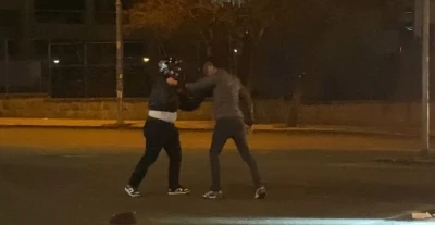 Ankara&rsquo;da trafikteki kavga kamerada
