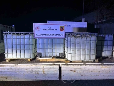 Ankara’da yasa dışı etil alkol ticareti yapan 2 kişi gözaltına alındı

