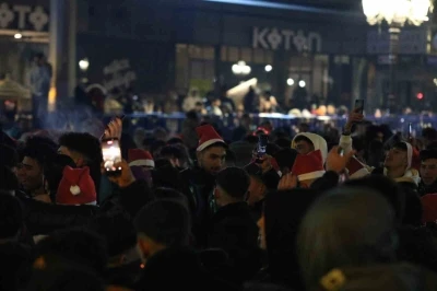 Ankara&rsquo;da yeni yıl coşkuyla karşılandı
