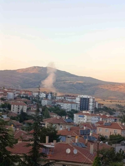 Ankara’da yol yapımı için patlatılan dinamit paniğe neden oldu
