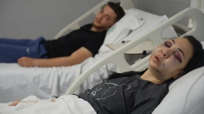 Anne ve oğlunun darbedildiği kafedeki dehşetin ilk duruşması g&ouml;r&uuml;ld&uuml;
