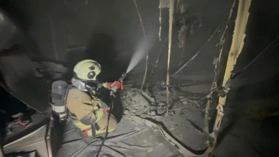 Antakya&rsquo;da ev yangını
