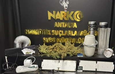 Antalya’da 1 haftada uyuşturucu madde suçundan 13 şahıs tutuklandı
