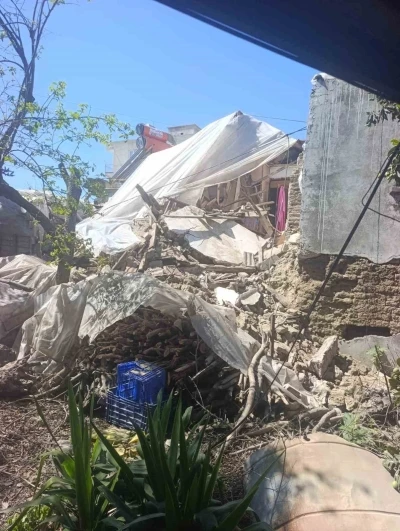 Antalya&rsquo;da 2 katlı kerpi&ccedil; ev &ccedil;&ouml;kt&uuml;
