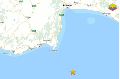 Antalya&rsquo;da 3.5 b&uuml;y&uuml;kl&uuml;ğ&uuml;nde deprem
