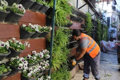 Antalya’da 4 milyon çiçek toprakla buluşuyor
