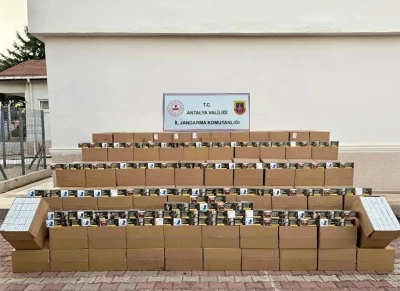 Antalya’da 5 milyon makaron ele geçirildi
