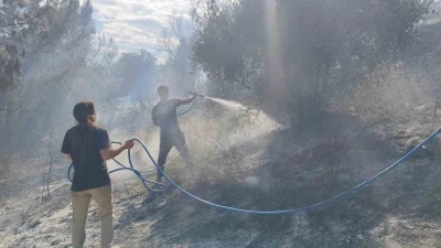 Antalya&rsquo;da ormanlık alanda yangın
