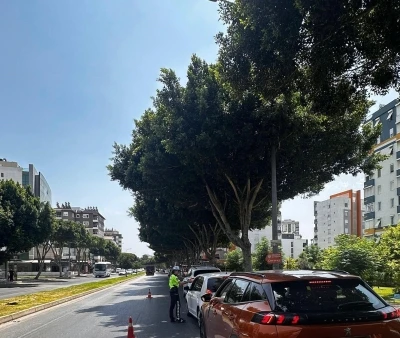 Antalya’da son 1 haftada 16 bin 155 araç ve sürücüsüne ceza kesildi
