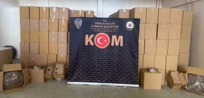 Antalya&rsquo;da son 1 haftada 5,6 milyon ka&ccedil;ak makaron ele ge&ccedil;irildi
