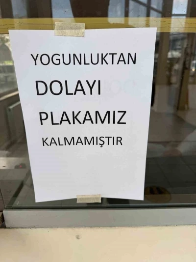 APP plaka yoğunluğundan plakalar t&uuml;kendi
