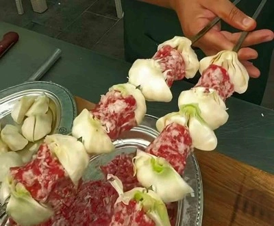 Araban&rsquo;da sarımsak kebabı sezonu başladı