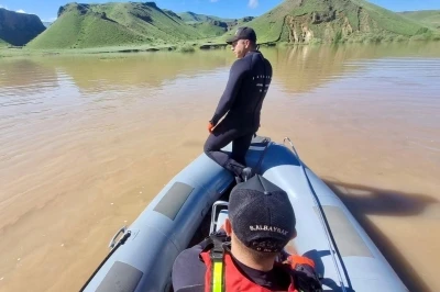 Aras Nehri&rsquo;nde kaybolan Okan Ko&ccedil;&rsquo;un cansız bedeni, 2.5  km uzakta bulundu
