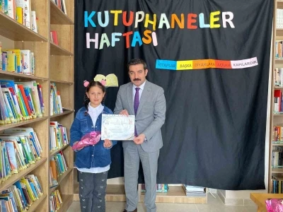 Arpa&ccedil;ay&rsquo;da K&uuml;t&uuml;phane Haftası etkinliği
