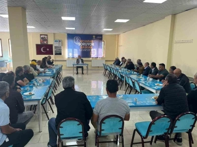 Arpa&ccedil;ay&rsquo;da "Vatandaş Soruyor, Başkan Cevaplıyor" buluşmalarının 2&rsquo;incisi ger&ccedil;ekleştirildi
