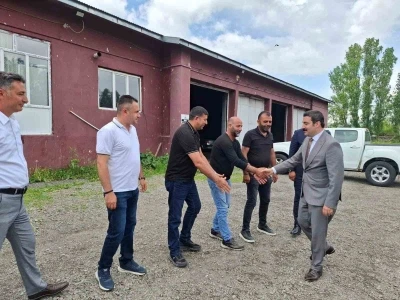 Arpa&ccedil;ay Kaymakamı Akk&ouml;z&rsquo;den kurumlara veda ziyareti
