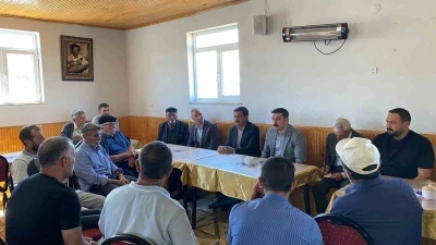 Arpaçay Kaymakamı Akköz,  köylerde incelemelerde bulundu
