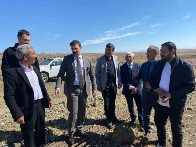 Arpaçay Kaymakamı Akköz, yatırımları yerinde gördü
