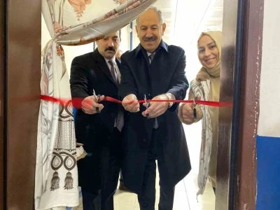 Arpçay’da ilkokul öğrencilerinden Milli Kültür Sergisi
