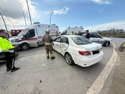 Arsuz&rsquo;da trafik kazası: 1 yaralı
