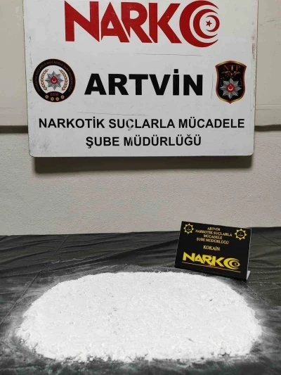 Artvin&rsquo;de 147 gram kokain ele ge&ccedil;irildi
