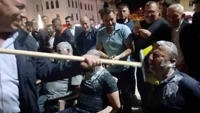Asırlık gelenek damadın yakınlarına zor anlar yaşattı

