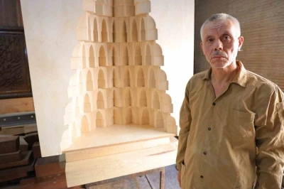 Asırlık sanatın izinde: Kahramanmaraş’ta mukarnas ustası esleğini gençlere öğretmek istiyor
