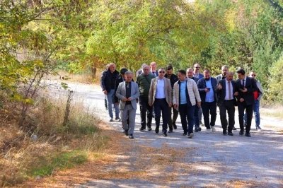 Aslandağı’nın turizm potansiyeli yerinde incelendi
