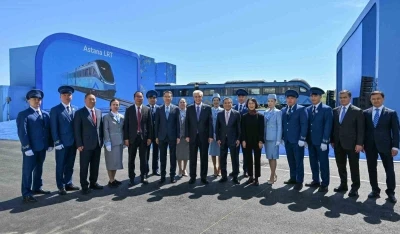 Astana&rsquo;da Hafif Raylı Sistem hizmete a&ccedil;ıldı
