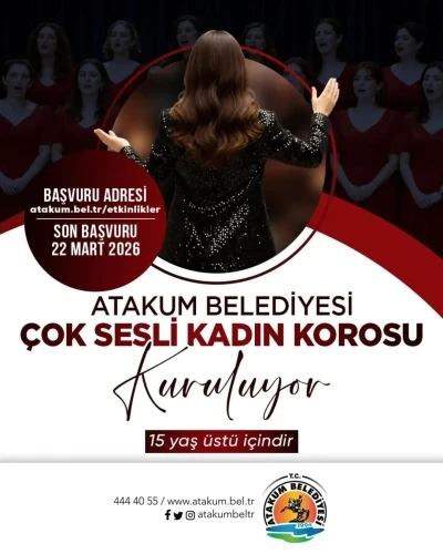 Atakum Belediyesi &rsquo;&Ccedil;ok Sesli Kadın Korosu&rsquo; kuruluyor
