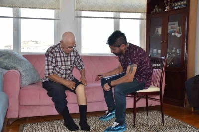 Atakum’da 225 aileye evde bakım desteği
