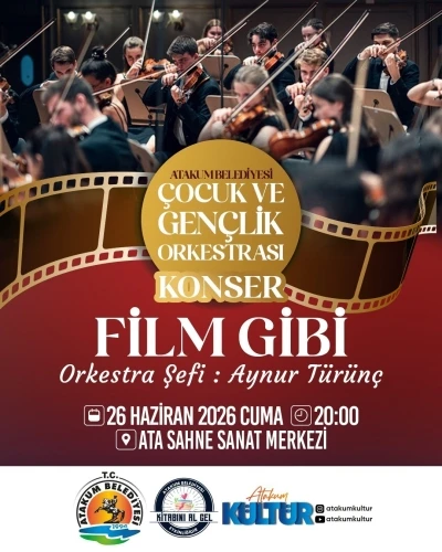 Atakum&rsquo;da film gibi konser
