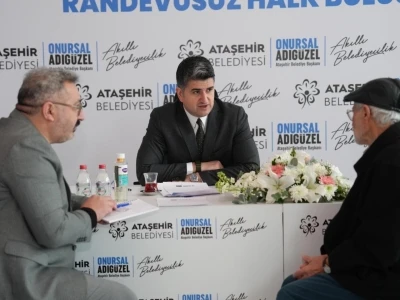 Ataşehir&rsquo;de halk buluşmalarının altıncısı d&uuml;zenlendi
