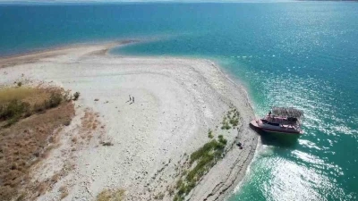 Atatürk Barajı’nda su seviyesi düştü
