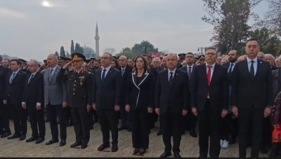 Atatürk, Tekirdağ’da da anıldı
