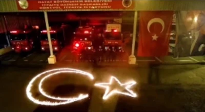 Ateş Savaşçıları 29 Ekim’i alevlerle kutladılar
